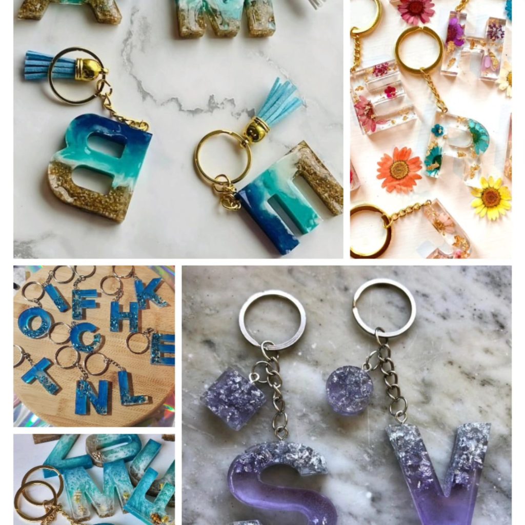 “Handmade resin art gift with glossy finish and unique design.”